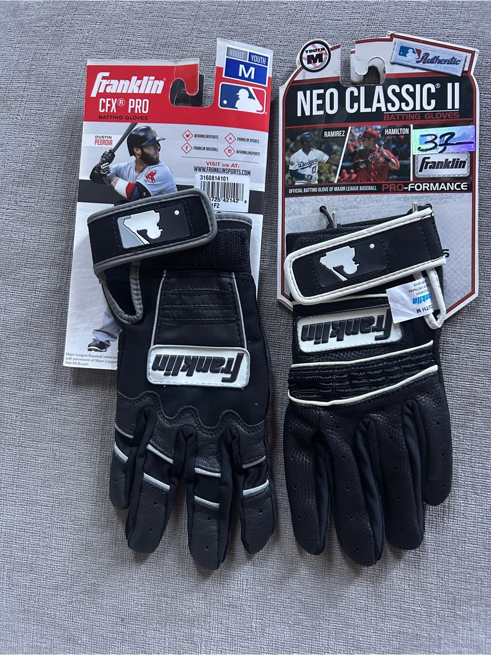 Neo Classic II / CFX Pro Youth Black Batting Gloves - Youth M